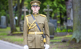 Pagerbimo ceremonija žuvusiems kariams už Tėvynę