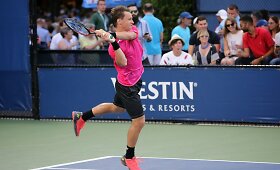 Ričardas Berankis &bdquo;US Open&ldquo; starte nugalėjo Maleką Jazirį