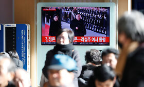 Kim Jong Unas atvyko vizito į Kiniją