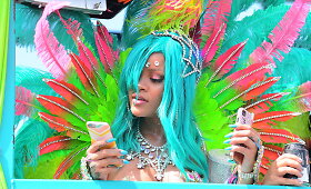 Rihanna Barbadoso karnavale