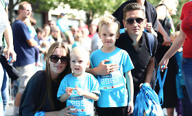 UNICEF vaikų bėgime dalyvavo ir žinomų žmonių atžalos