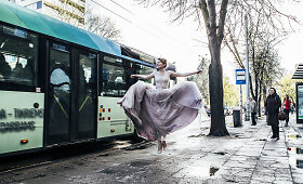 Beata Ti&scaron;kevič mados namų &bdquo;Orelli&ldquo; fotosesijoje Vilniuje