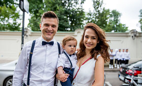 Tomo Pavilionio ir Gabrielės Lileikaitės sūnaus Tomo krik&scaron;tynos