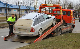 Panevėžyje sučiuptas girtas &bdquo;Mercedes&ldquo; vairuotojas