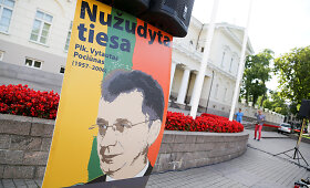 Vilniuje prisimintos pulkininko V.Pociūno žūties metinės