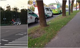 Įvykis Tvirtovės alėjos ir Sukilėlių prospekto sankryžoje