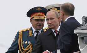 Vladimiras Putinas sveikino Sevastopolio gyventojus su Pergalės diena