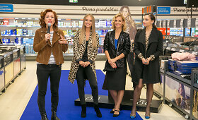&bdquo;Lidl&ldquo; ir žinomos moterys pristatė Heidi Klum drabužių kolekciją