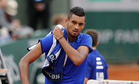 &bdquo;Roland Garros&ldquo; starte &ndash; Nicko Kyrgioso pergalė