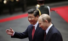 Vladimiras Putinas atvyko valstybinio vizito į Kiniją