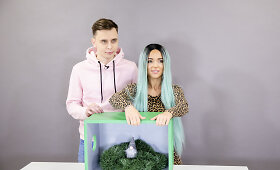 &bdquo;Atspėk, kas dėžėje&ldquo; &ndash; Monika &Scaron;alčiūtė su mylimuoju Dovydu