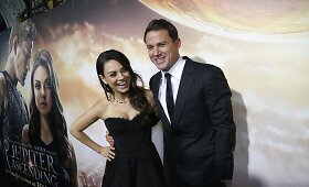 Mila Kunis &scaron;vytėjo filmo &bdquo;Jupiterė. Pabudimas&ldquo; premjeroje Los Andžele