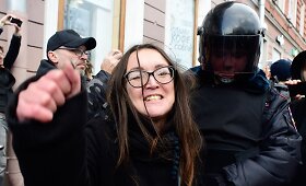 Protestai Rusijoje dėl įkalintų paauglių