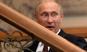 Vladimiras Putinas atvyko į Baltarusiją susitikti su Ukrainos prezidentu