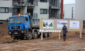 Vilniaus Santari&scaron;kių rajone pradėtos vaikų darželio statybos