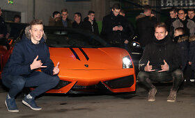 Vokietijoje vogtas &bdquo;Lamborghini&ldquo; tapo automobilių &scaron;ventės Vilniuje puo&scaron;mena