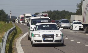Spūstys kelyje Kaunas &ndash; Vilnius dėl transporto patikros prie sostinės