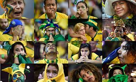 Brazilijos futbolo sirgaliai a&scaron;aromis aplaistė gėdingiausią visų laikų pralaimėjimą
