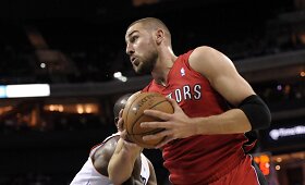 NBA dvikova: &bdquo;Raptors&ldquo; nusileido &bdquo;Bobcats&ldquo;