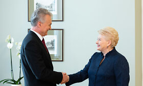 Dalia Grybauskaitė susitiko su Gitanu Nausėda