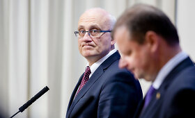 Sauliaus Skvernelio ir Stasio Jakeliūno spaudos konferencija