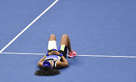 &bdquo;US Open&ldquo; teniso turnyro moterų vienetų finalas: Naomi Osaka palaužė Viktoriją Azarenką