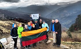 Keliautojų klubo &bdquo;Hihike&ldquo; nuotraukos i&scaron; kelionės po Nepalą
