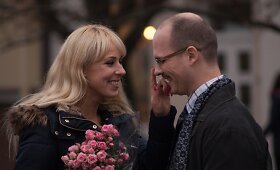 Inetos Stasiulytės ir Audriaus Bružo pasimatymas