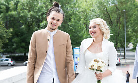 Gatvės &scaron;okėjų Violetos Tara&scaron;kevič ir Augustino Paulionio vestuvės