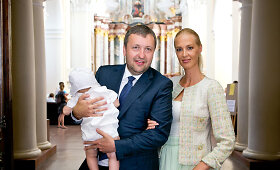 Antano ir Aistės Guogų sūnaus Herkaus krik&scaron;tynos
