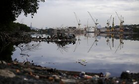 Rio de Žaneiras dar nei&scaron;sprendė &scaron;iuk&scaron;lėmis ir nuotekomis užter&scaron;tų vandenų problemos