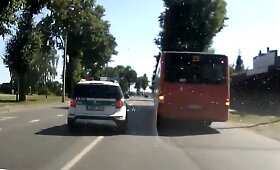 Kauno policijos ekipažo manevrai