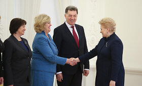 Prezidentė ministrus pakvietė pietų