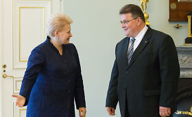 Užsienio reikalų ministras Linas Linkevičius susitiko su Lietuvos prezidente Dalia Grybauskaite