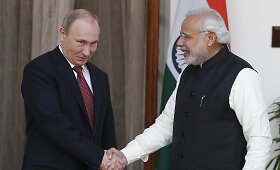 Vladimiro Putino ir Indijos premjero Narendra Modi susitikimas