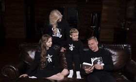 Inga Stumbrienė su &scaron;eima tapo modeliais