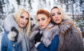 Žiemi&scaron;ka grupės &bdquo;Kristal&ldquo; fotosesija