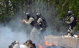 Ukrainos kariai pradėjo puolimą Slovjanske