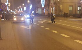 Klaipėdoje partrenkta į kelią įpuolusi pėsčioji