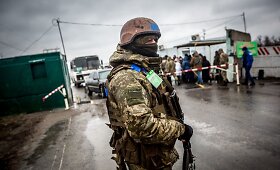 DNR ir Ukrainos administracinės linijos kirtimo punktas