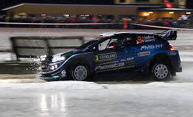 Pirmoji WRC ralio &Scaron;vedijoje diena