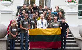 Dalia Grybauskaitė susitiko su grįžusiais ekspedicijos &bdquo;Misija Sibiras&ldquo; dalyviais