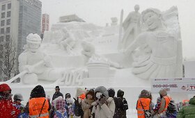 65-asis Sapporo sniego festivalis Japonijoje