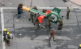 Čilėje sudužo į pagalbą atskubėjęs sraigtasparnis 