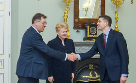 Dalia Grybauskaitė susitiko su ministru pirmininku Algirdu Butkevičiumi ir energetikos ministru Jaroslavu Neverovičiumi