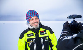 Karolis Mieliauskas su kitais motociklininkais sieks Guinnesso rekordo, važiuodami Baikalo ledu
