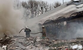 Ukrainoje sprogus dujoms degalinėje žuvo &scaron;e&scaron;i žmonės
