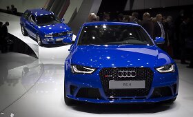 &bdquo;Audi&ldquo; stendas Ženevos automobilių parodoje