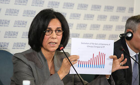 &bdquo;Veolia&ldquo; &nbsp;viceprezidentės Vidurio ir Rytų Europai Malika Ghendouri spaudos konferencija