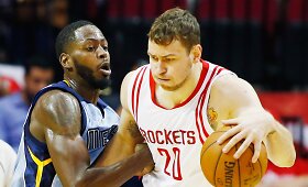 Donatas Motiejūnas sužaidė antras rezultatyviausias rungtynes &scaron;į sezoną